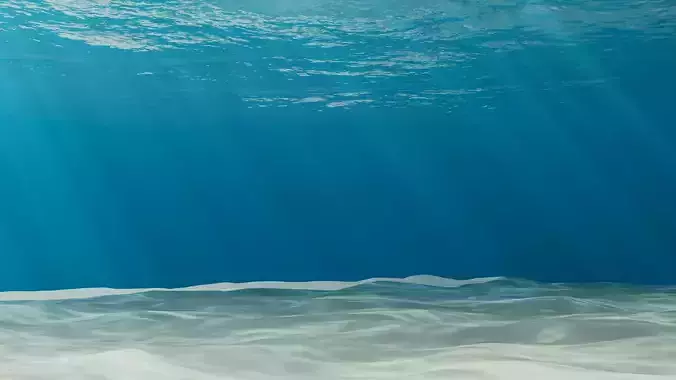 Underwater Ocean Scene 3D model