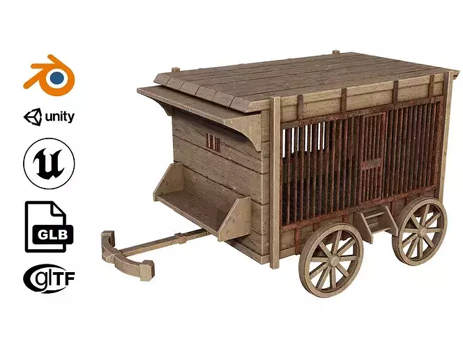 Medieval Prison Wagon