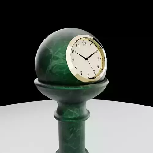 Antique marble table clock