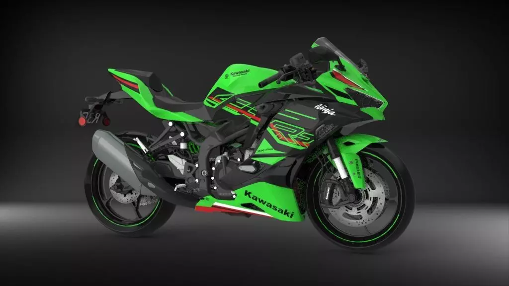 Kawasaki Ninja ZX4RR 2023 High Poly  3D model_0