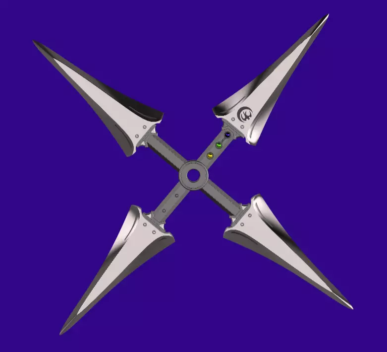 Final Fantasy VII Rebirth - Yuffie Kisaragi 4-point shuriken 3D print model_0