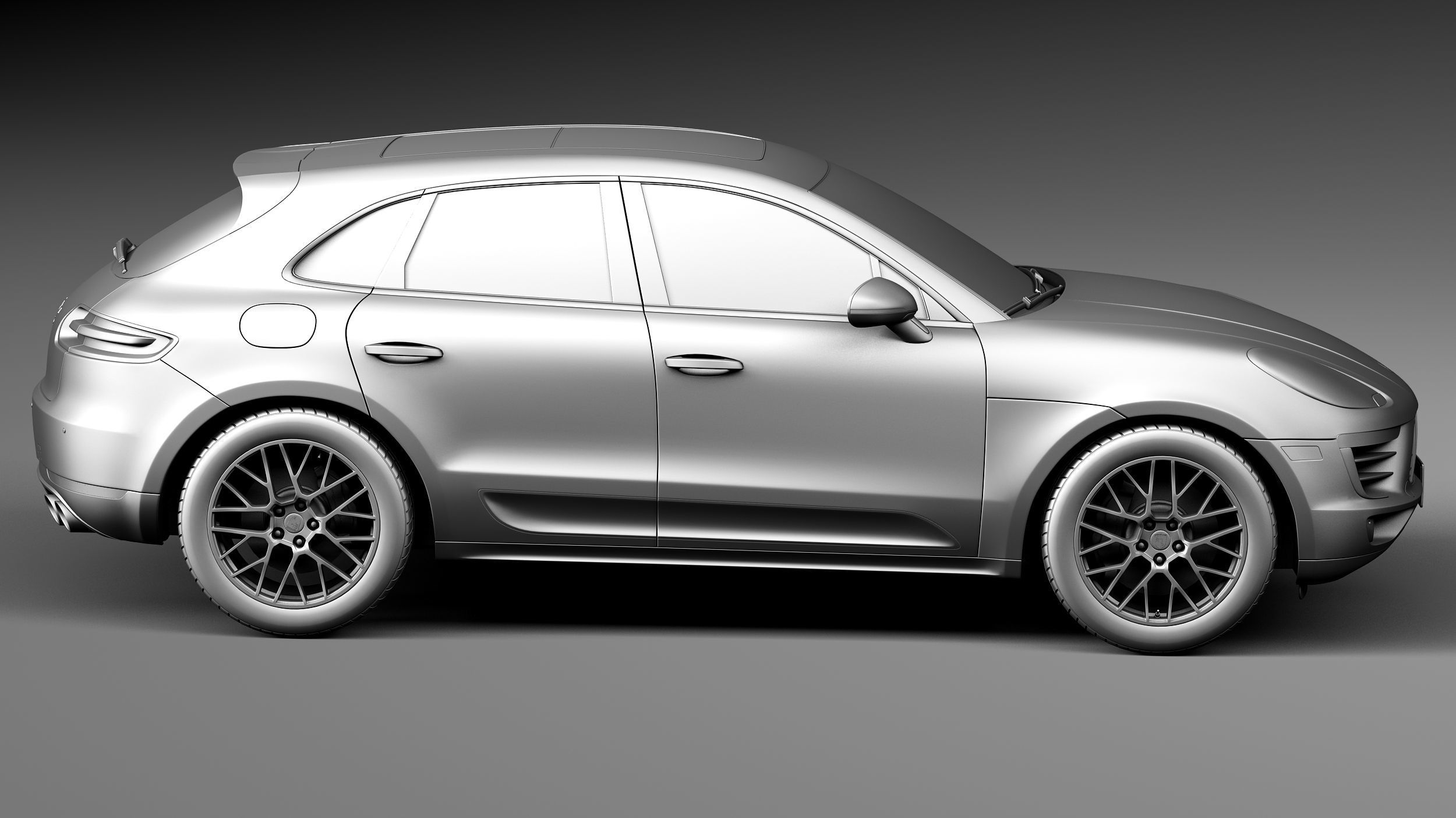 Porsche Macan S 2015 3D model_14