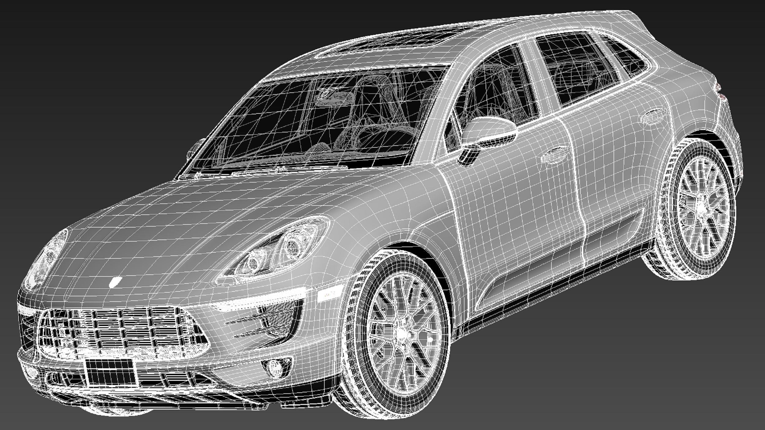 Porsche Macan S 2015 3D model_16
