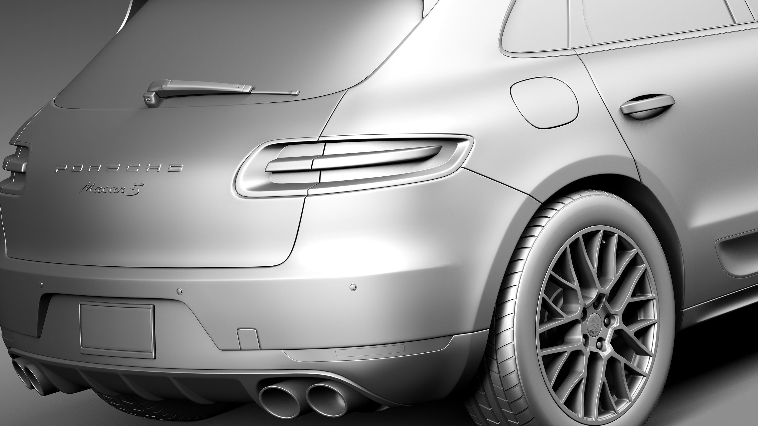 Porsche Macan S 2015 3D model_11