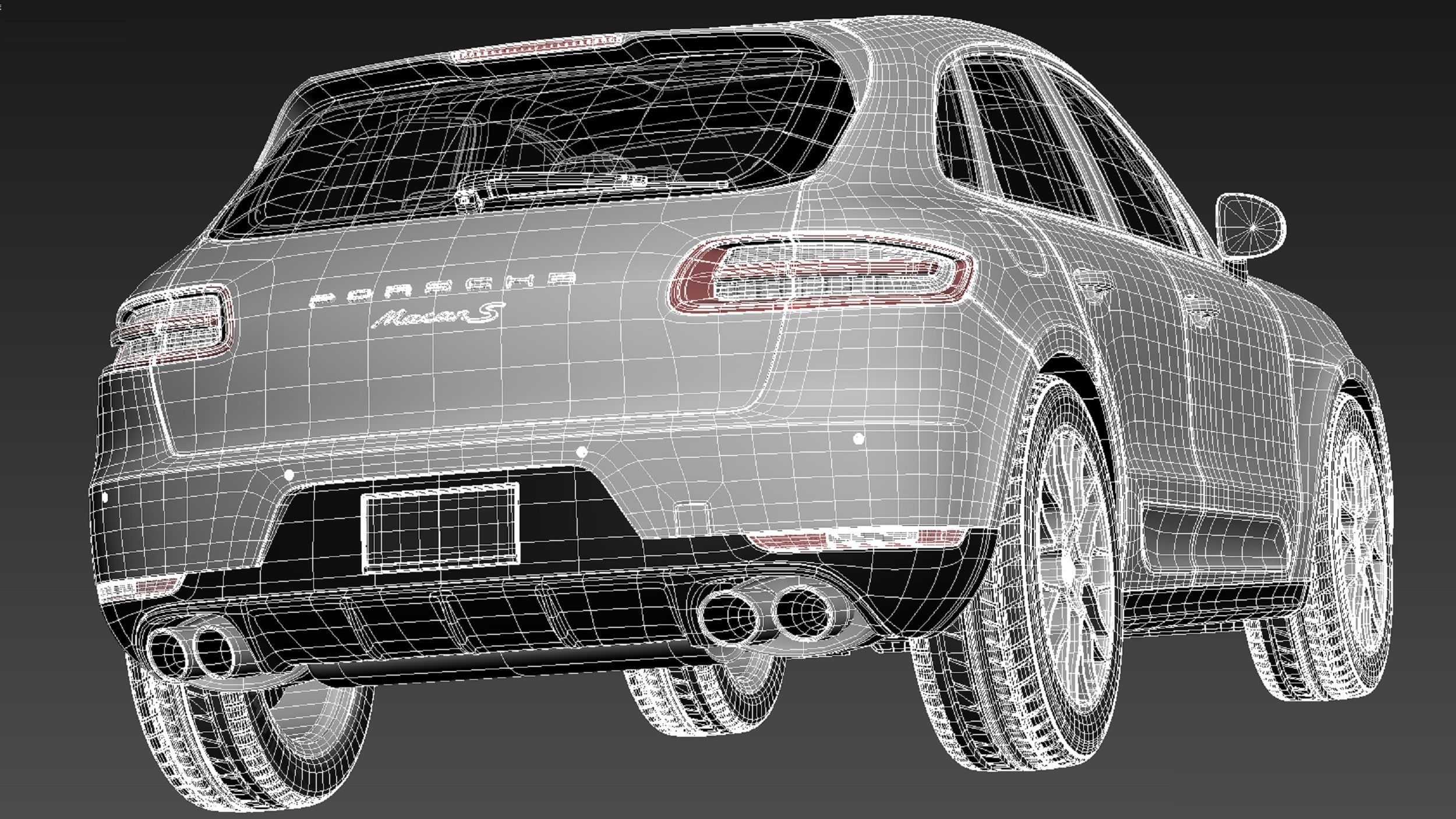 Porsche Macan S 2015 3D model_17