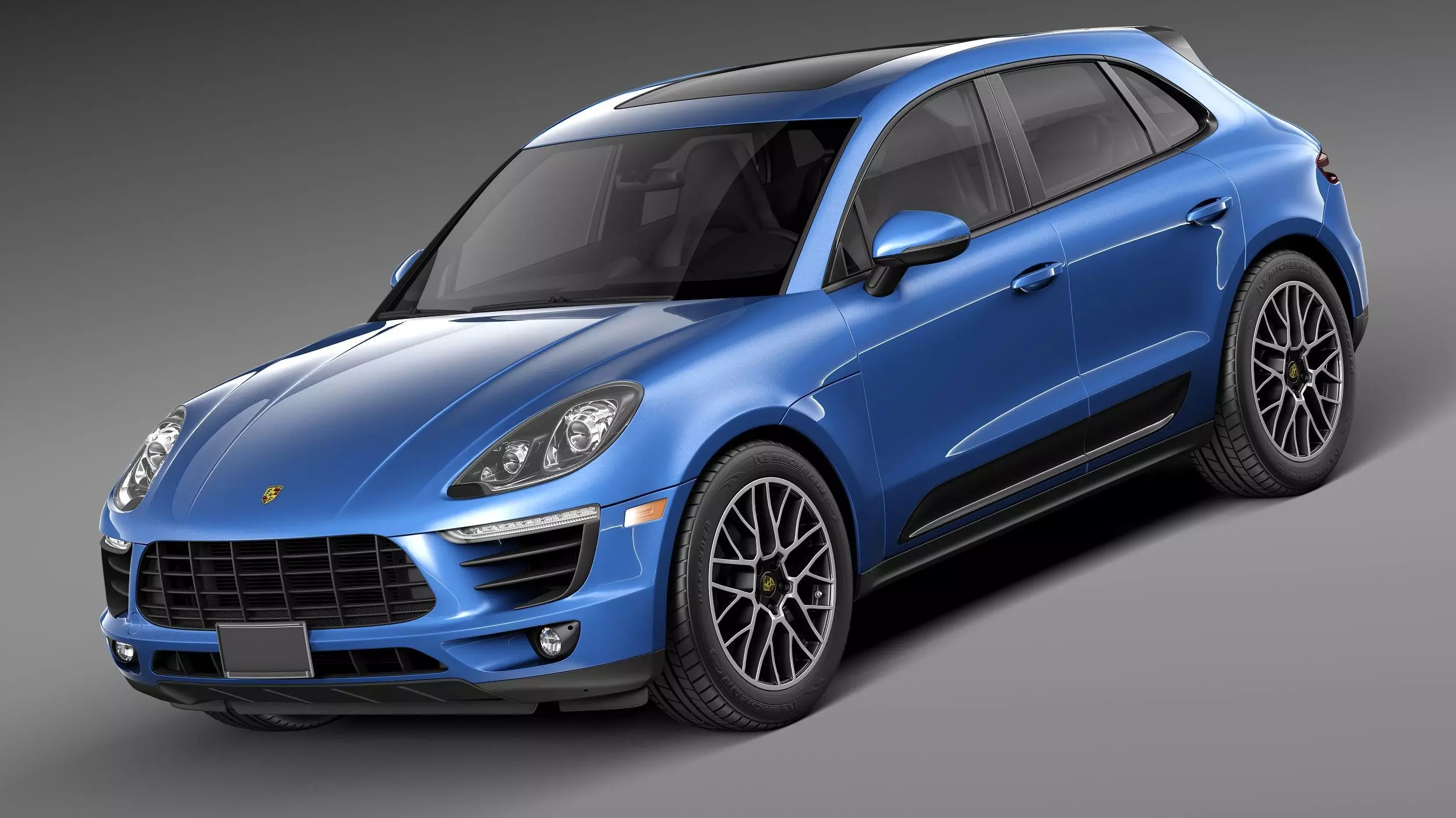 Porsche Macan S 2015 3D model_0