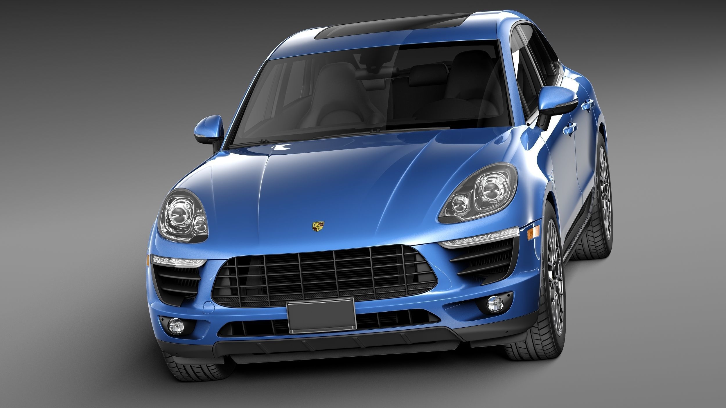 Porsche Macan S 2015 3D model_1