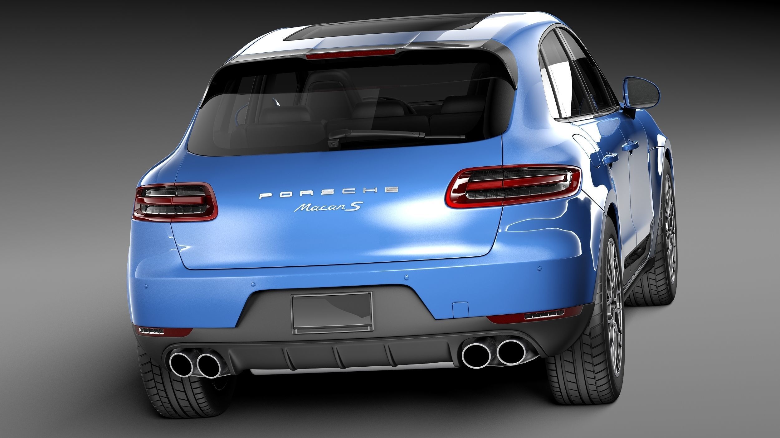 Porsche Macan S 2015 3D model_5