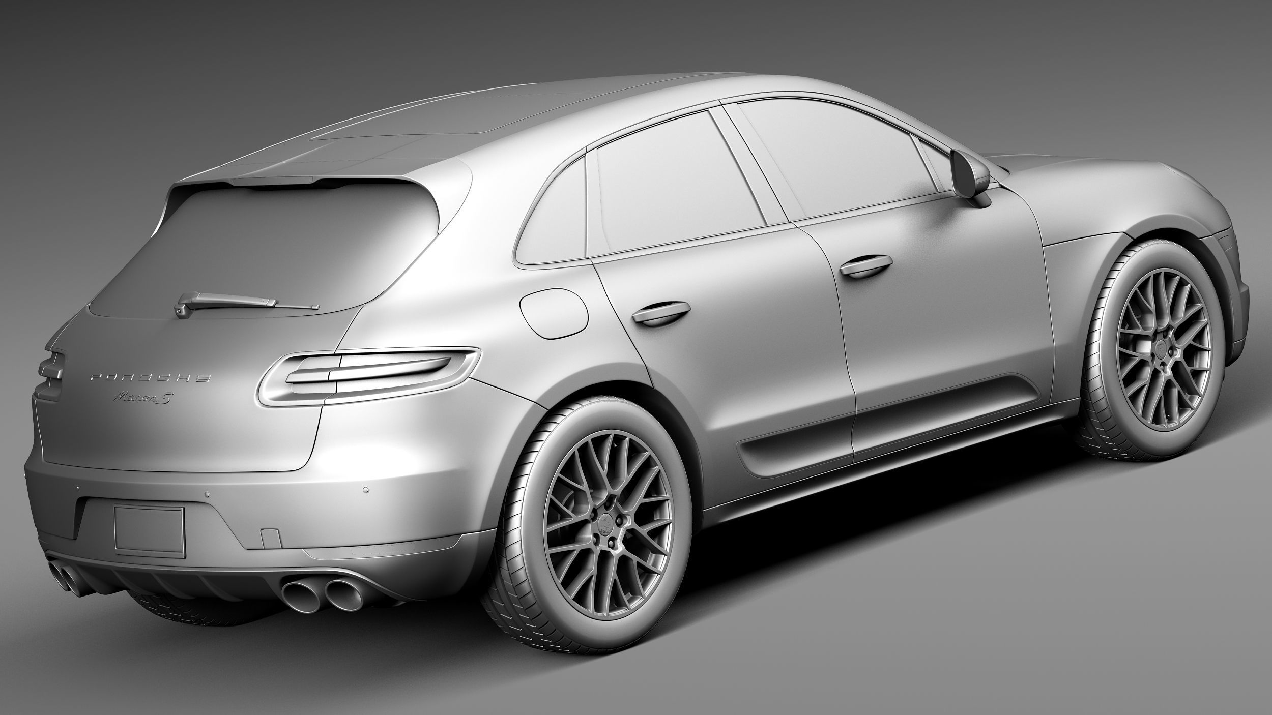 Porsche Macan S 2015 3D model_12