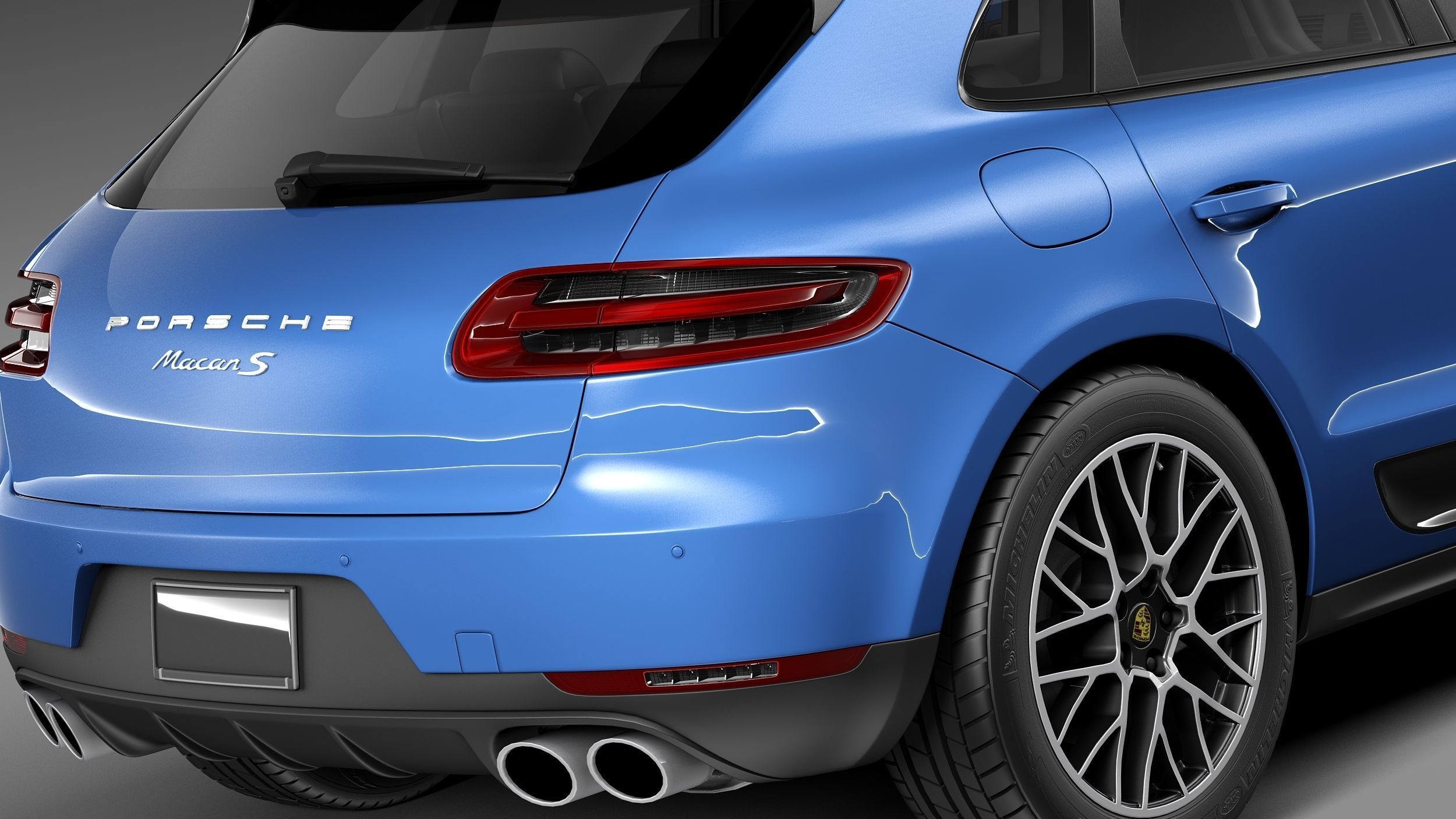 Porsche Macan S 2015 3D model_3