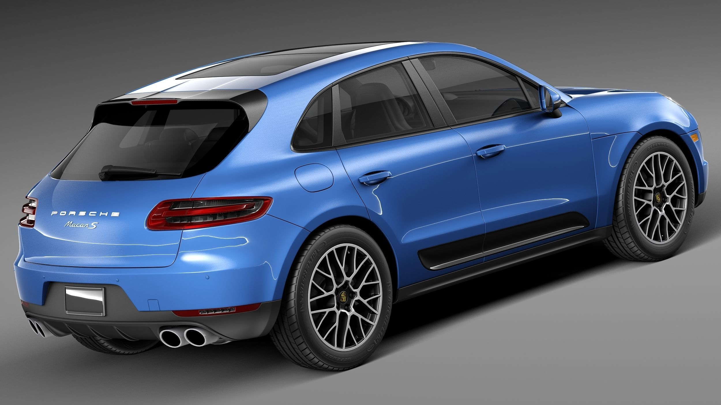 Porsche Macan S 2015 3D model_4