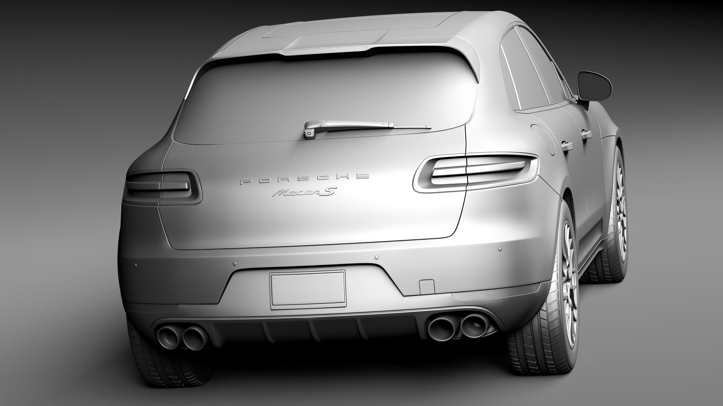 Porsche Macan S 2015 3D model_13
