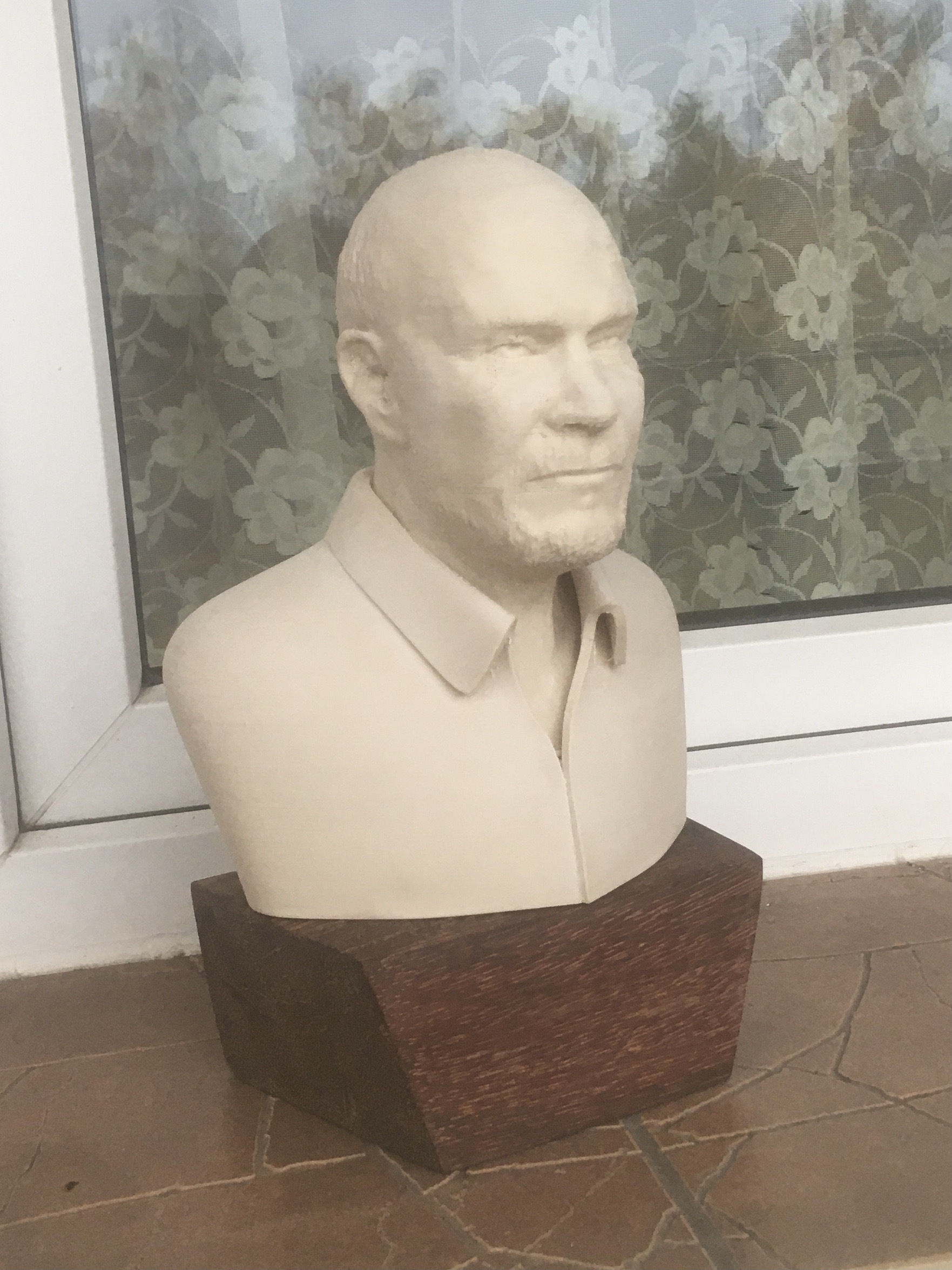 Grandpa Bust 3D print model_9