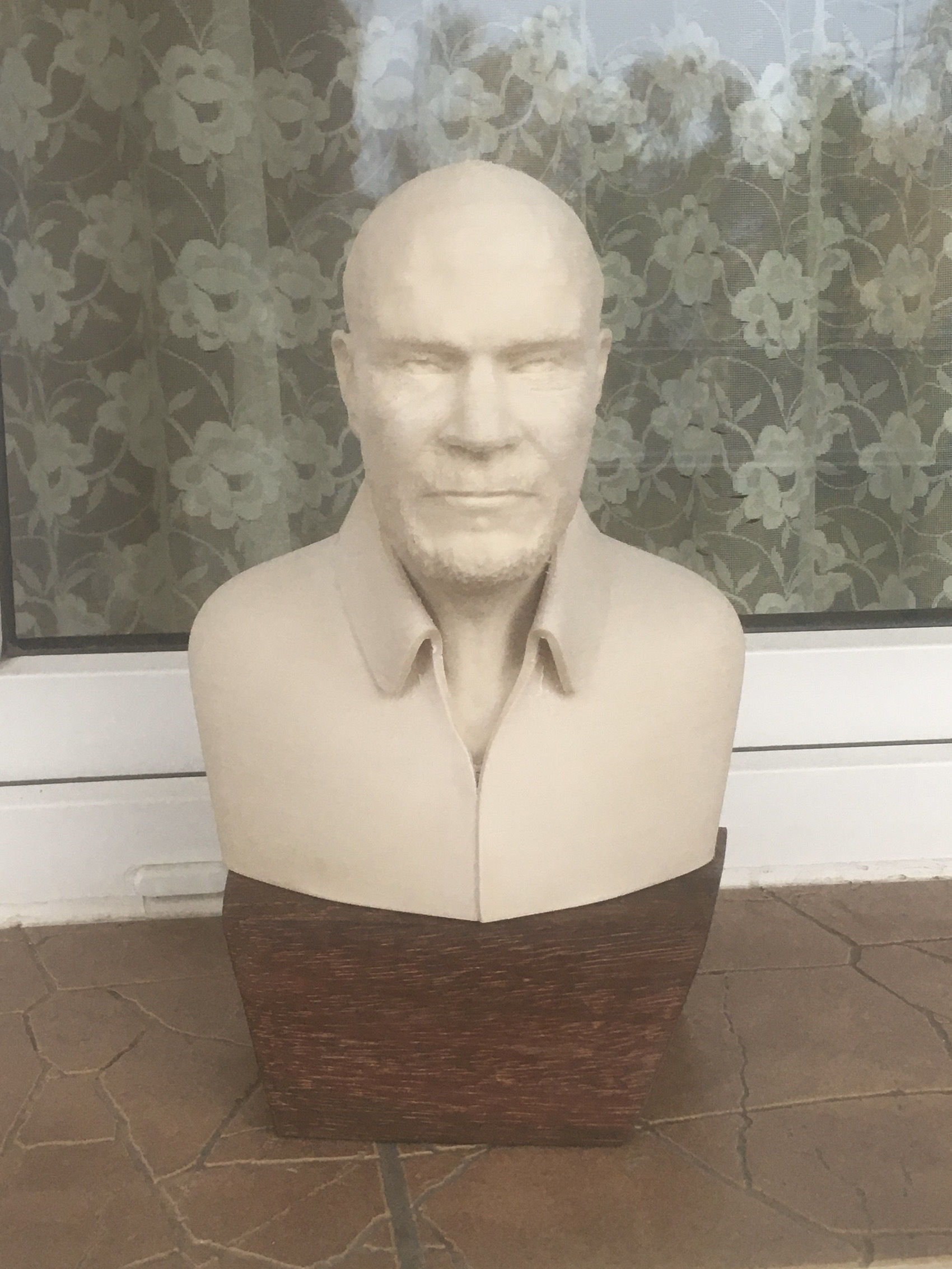 Grandpa Bust 3D print model_7