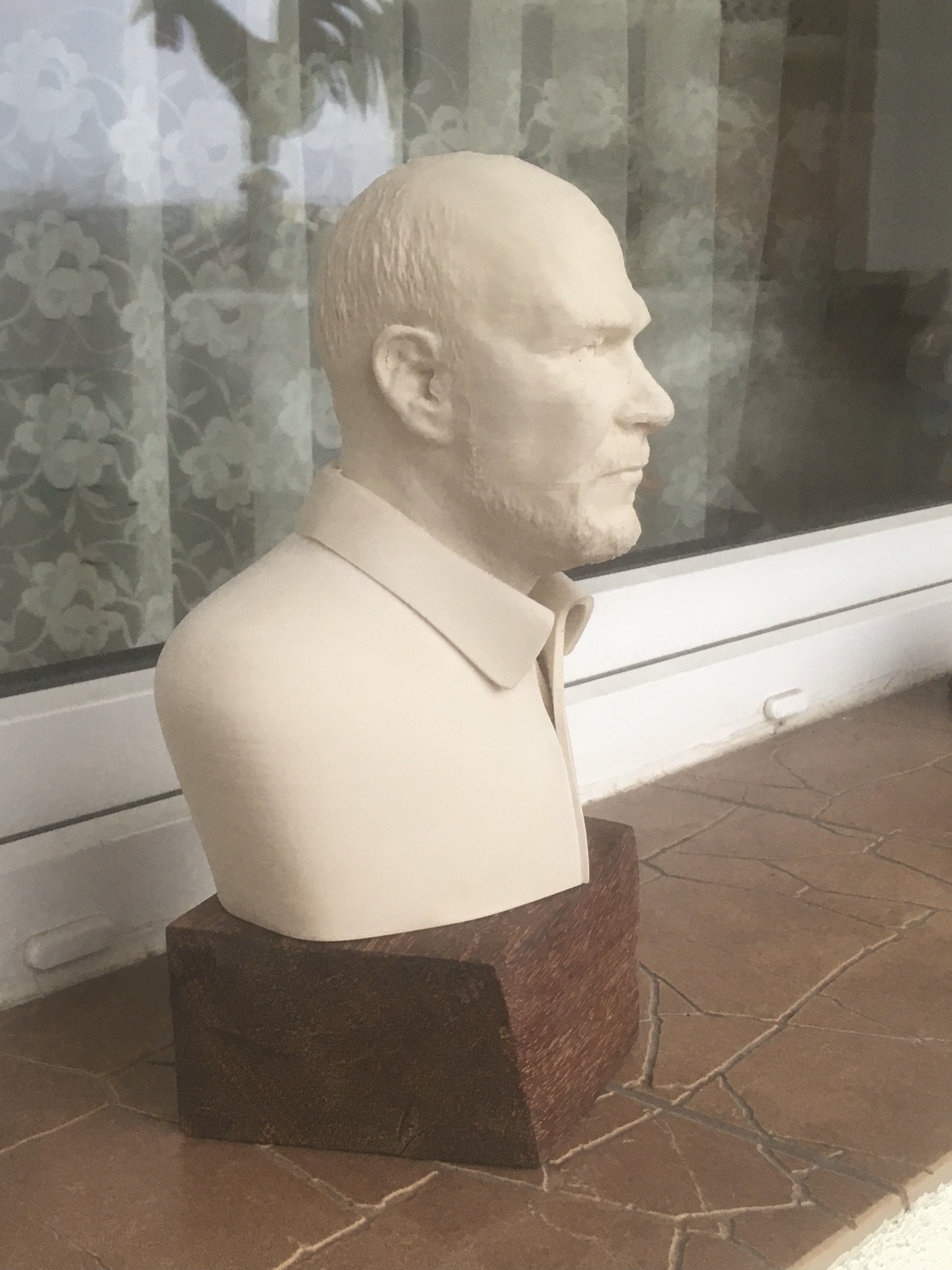 Grandpa Bust 3D print model_8