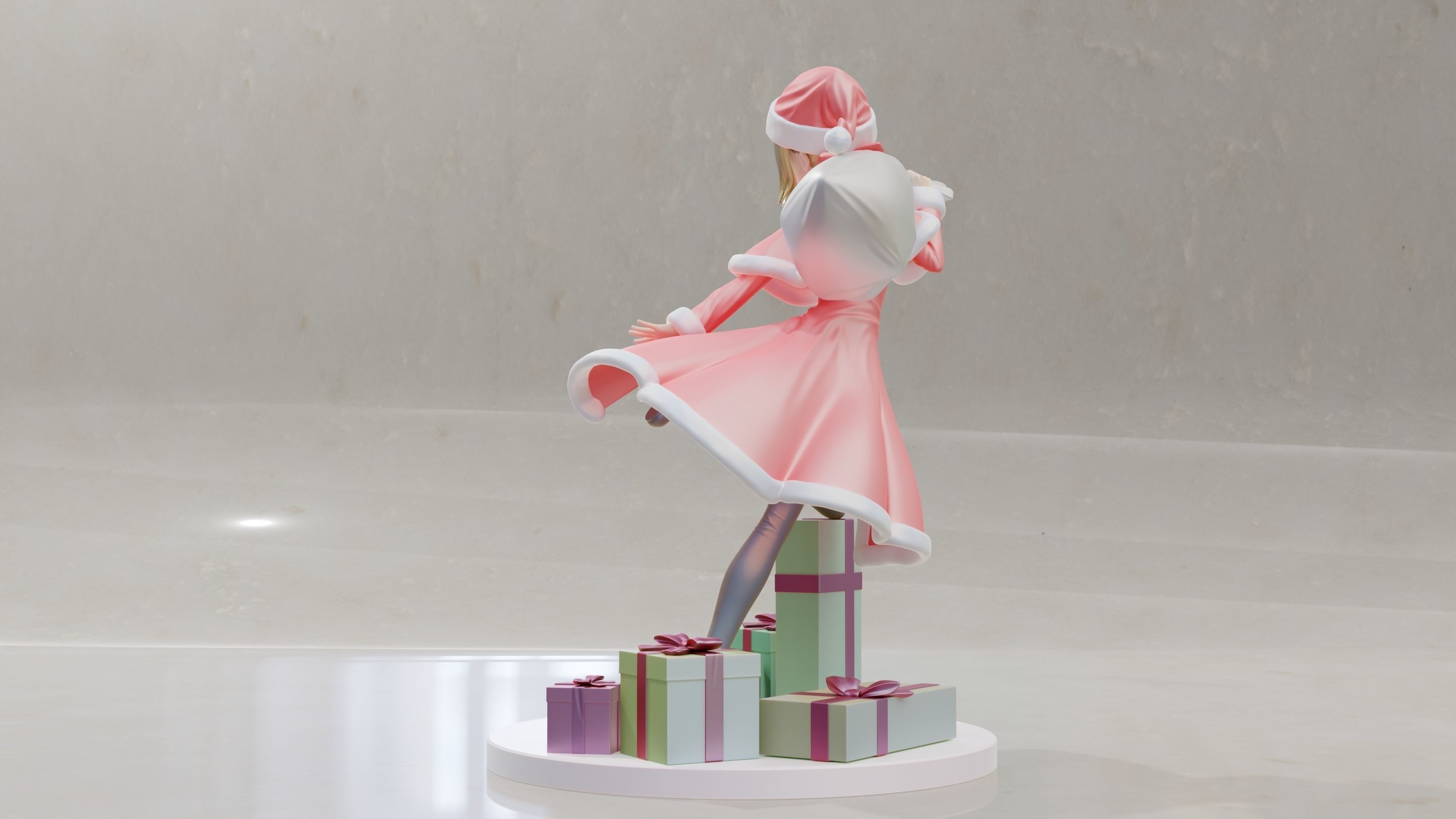 Nero Santa - Fate Series 3d Print Figure 3D model 3D printable | CGTrader