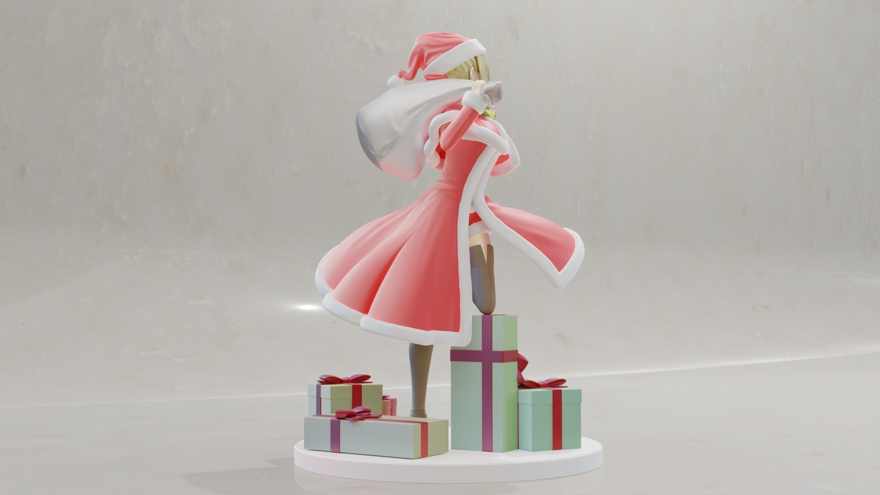 Nero Santa - Fate Series 3d Print Figure 3D model 3D printable | CGTrader