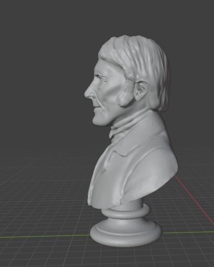 Jean Baptiste Lamarck 3D print model_19