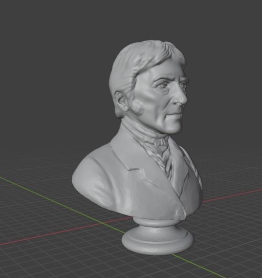 Jean Baptiste Lamarck 3D print model_8