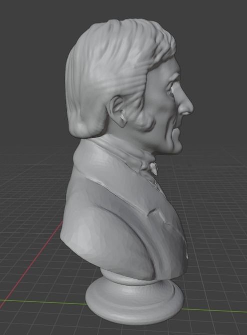 Jean Baptiste Lamarck 3D print model_14
