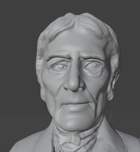 Jean Baptiste Lamarck 3D print model_1
