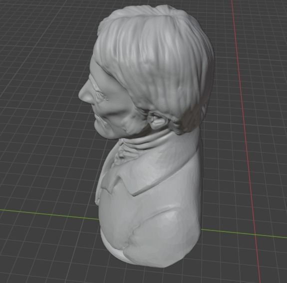 Jean Baptiste Lamarck 3D print model_18