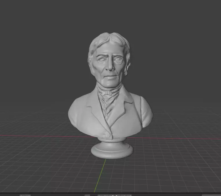 Jean Baptiste Lamarck 3D print model_0