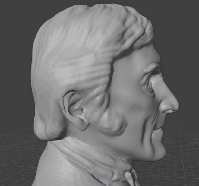 Jean Baptiste Lamarck 3D print model_5