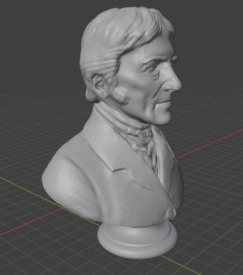 Jean Baptiste Lamarck 3D print model_13