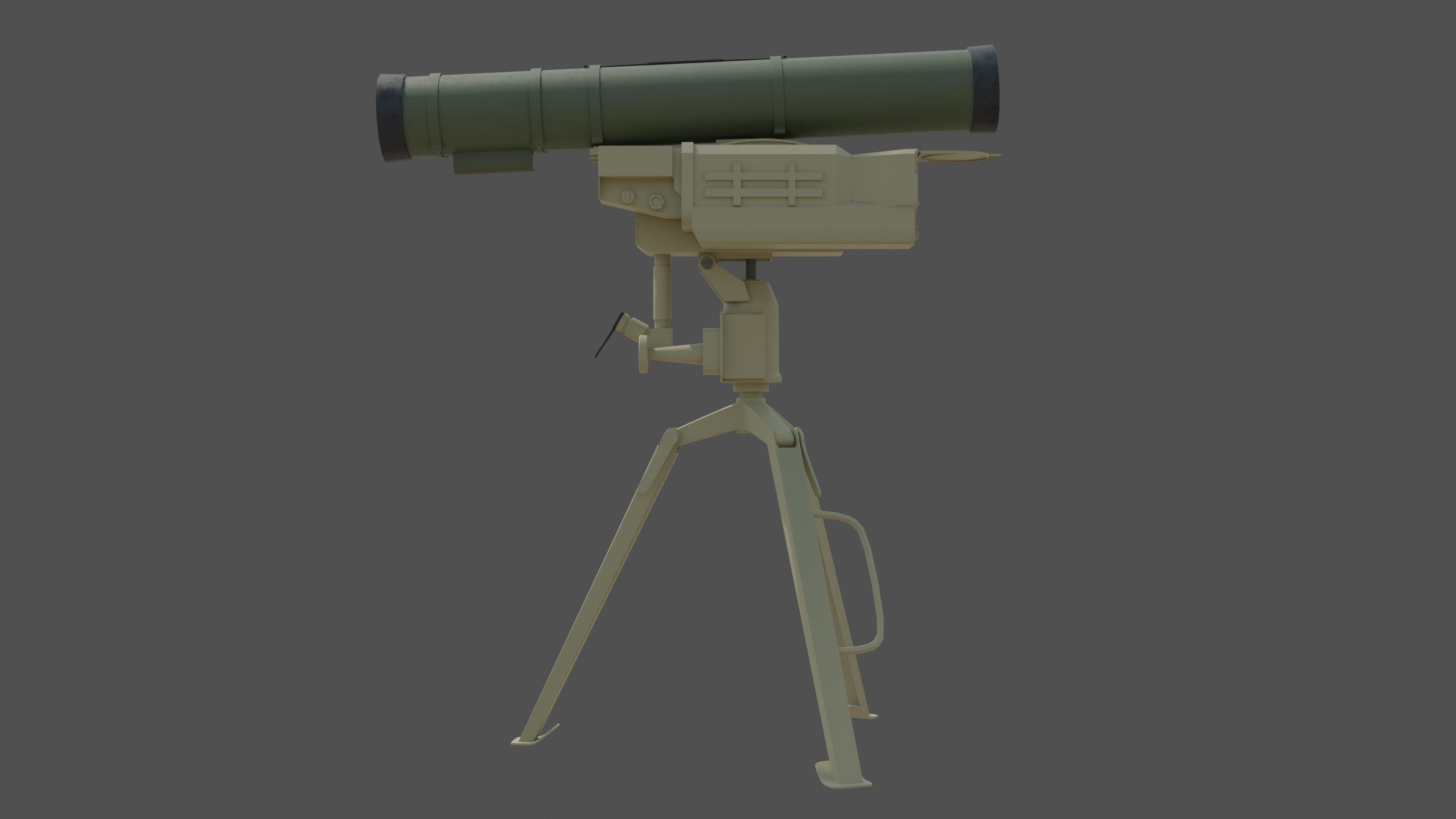 Kornet AT-14 Spriggan pbr Low-poly 3D model_3