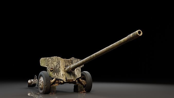 Soviet Artillery Gun 3D model