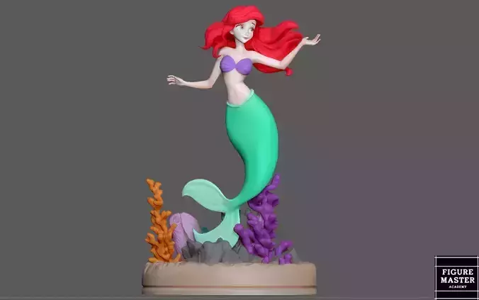 ARIEL LITTLE MERMAID 4 DISNEY ANIMATION CHARACTER 