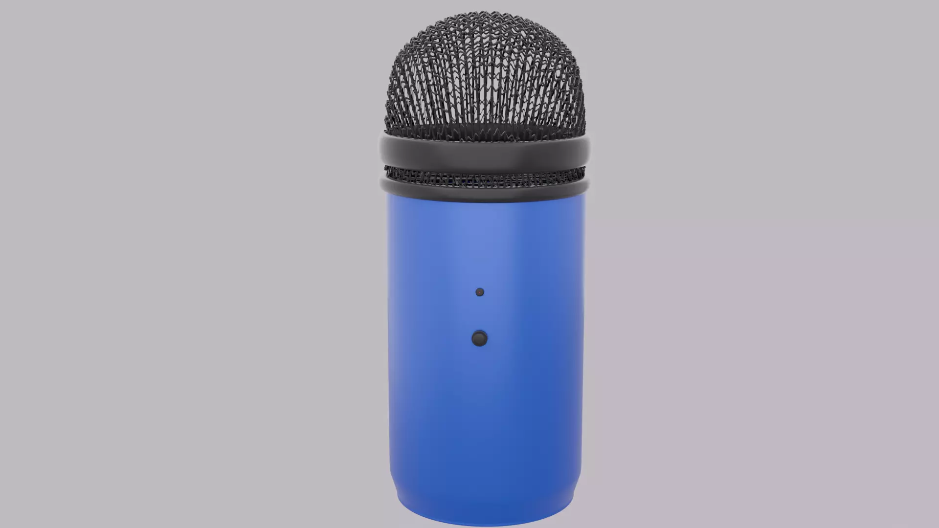 Blue Microphone 3D Model Free low-poly 3D model