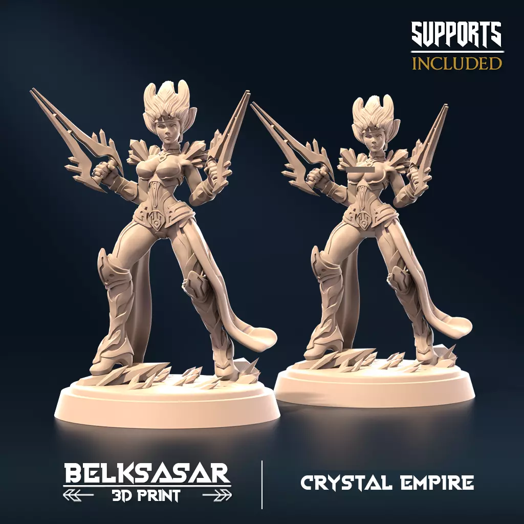 Crystal Blade C Normal and Nude 3D print model_0