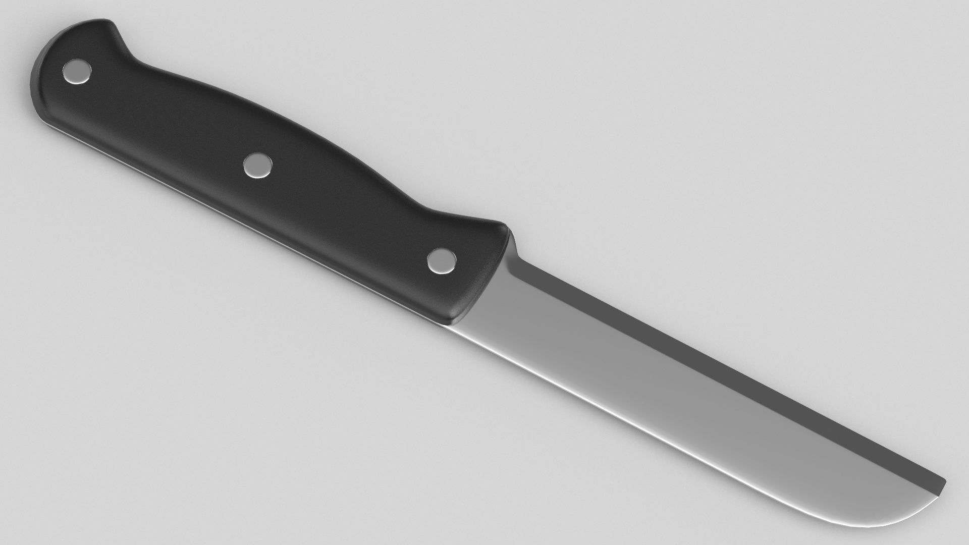 kitchen knifes 3D model_8