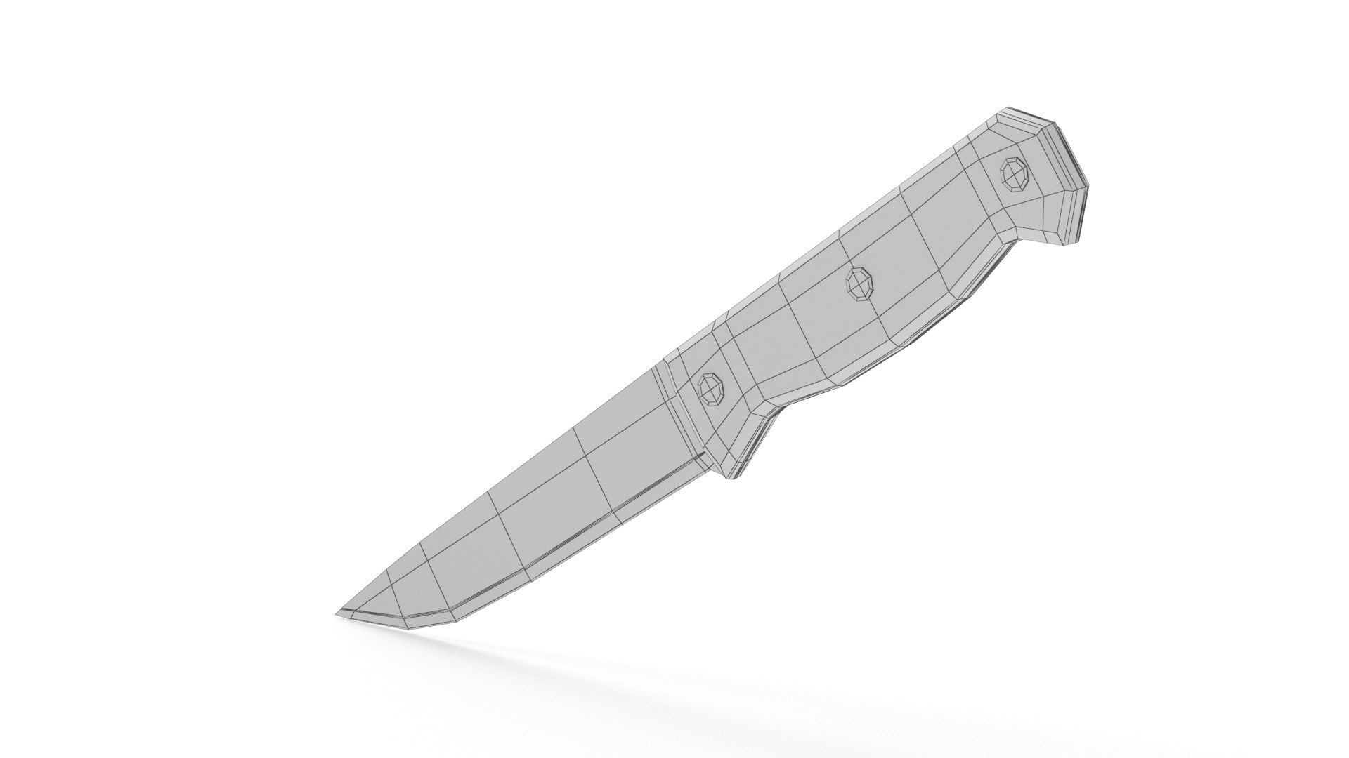 kitchen knifes 3D model_14
