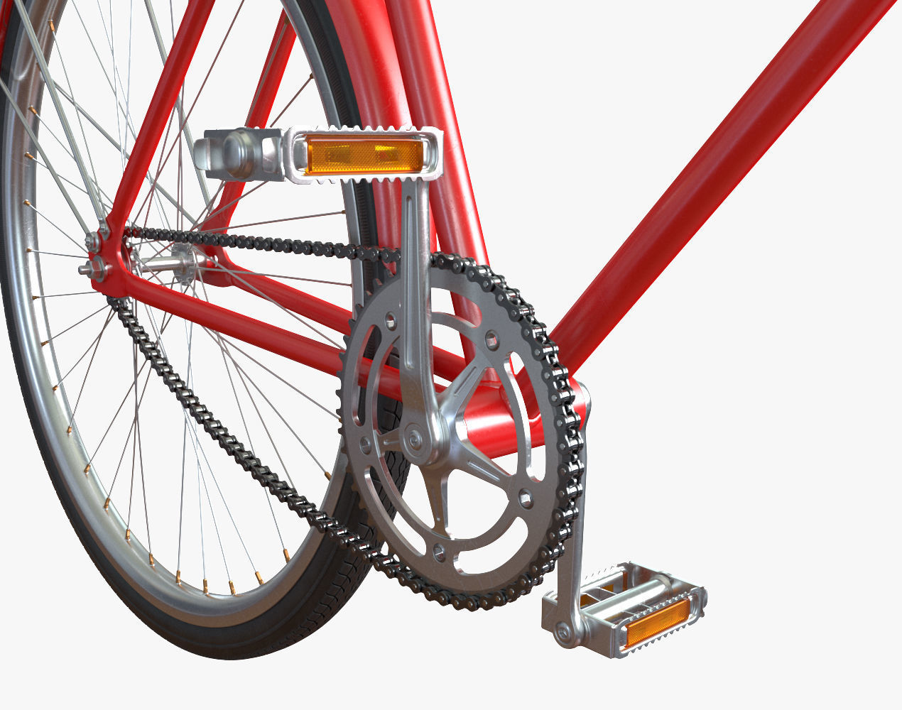 city bike 3D model_6