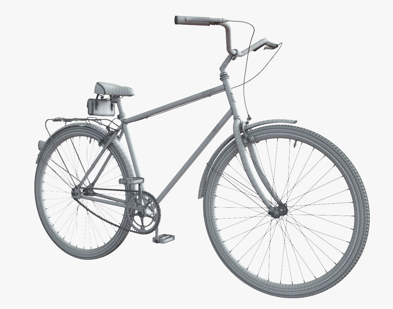 city bike 3D model_10