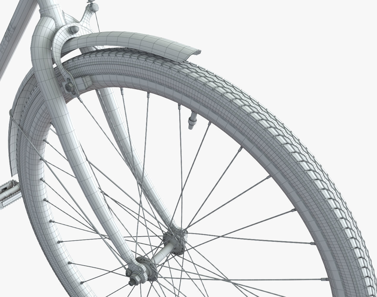 city bike 3D model_12
