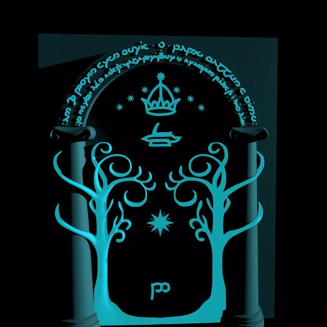 Doors of Durin 3D print model