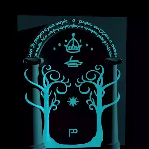 Doors of Durin 3D print model