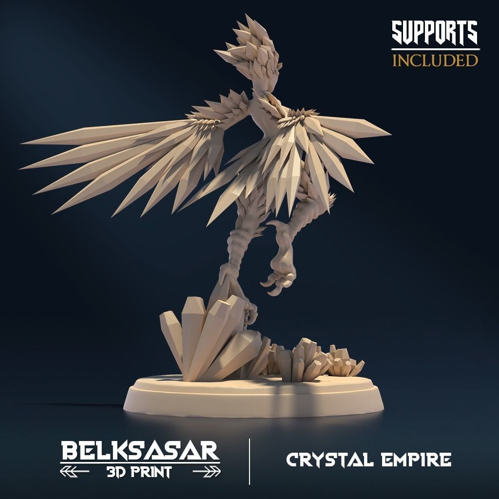 Crystal Harpy B 3D print model_1