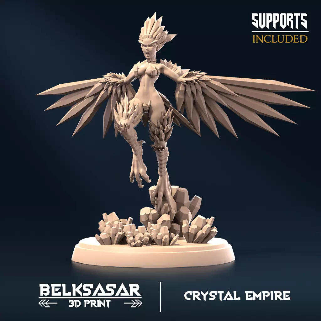 Crystal Harpy B 3D print model_0
