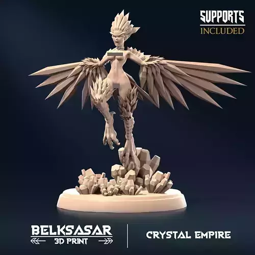 Crystal Harpy B Nude