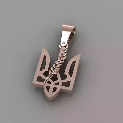 pendant trident coat of arms of Ukraine p0043