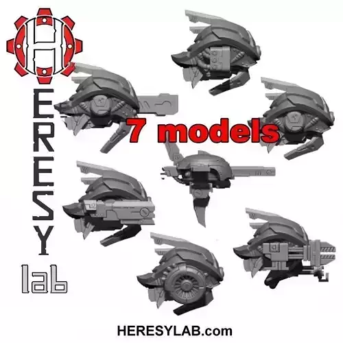 HERESYLAB - Greater God Collection 59 highly detailed models 