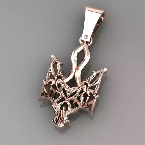 trident pendant emblem of Ukraine p0044