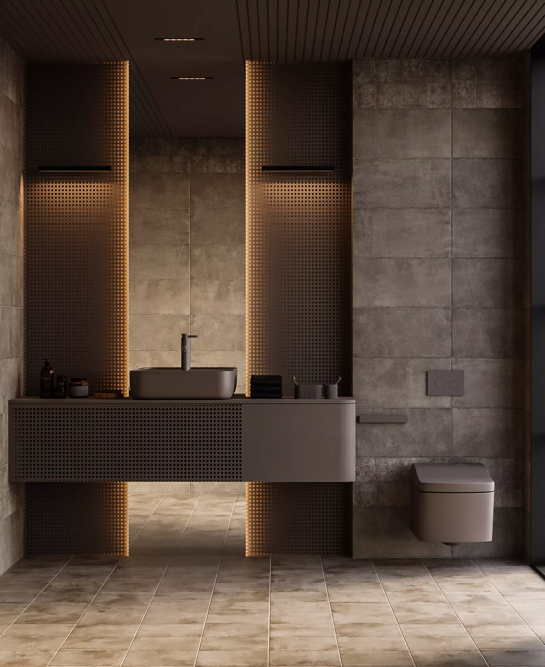 Bathroom Interior Scene in 3Ds Max 3D model