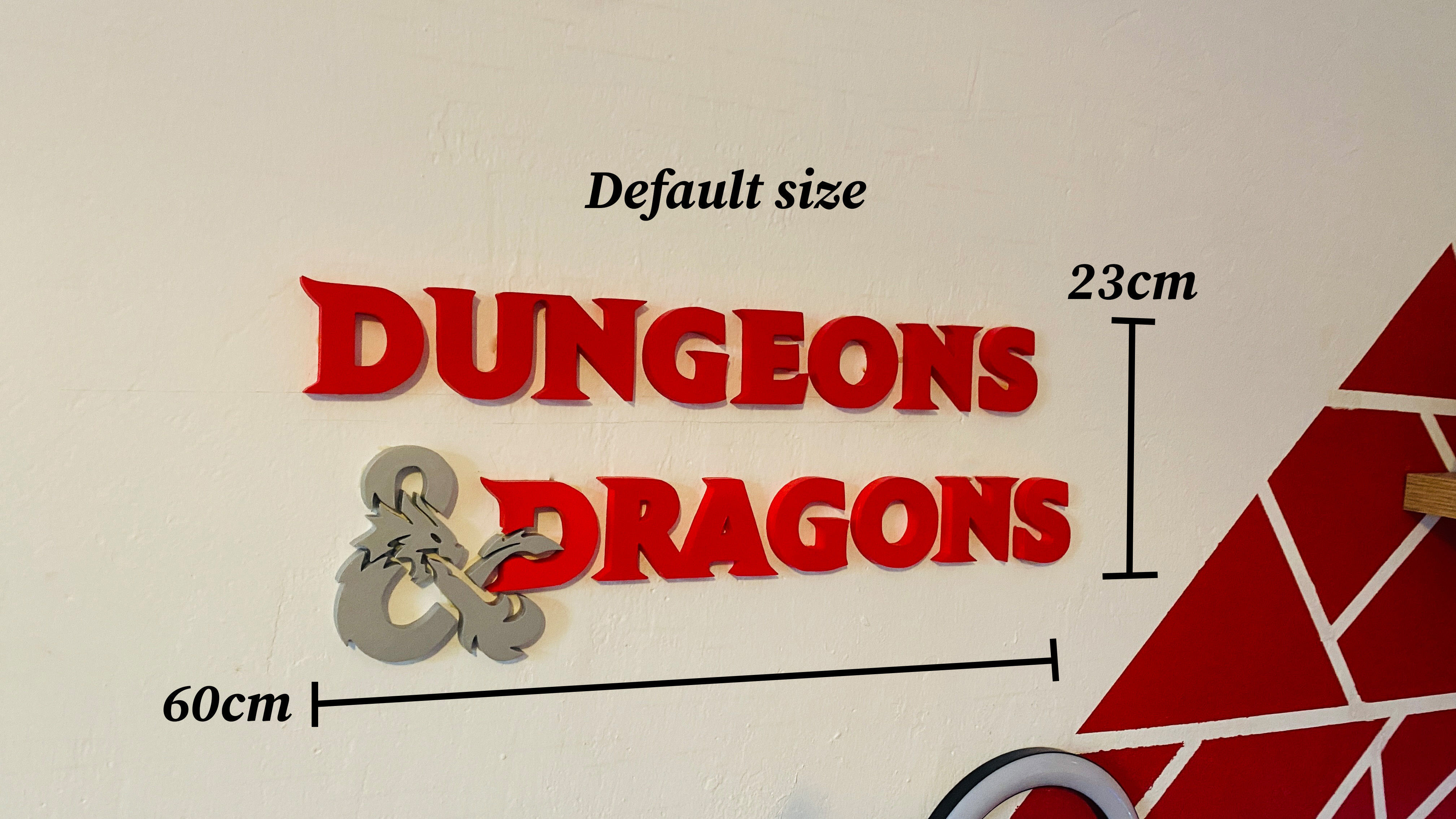 Dungeons and Dragons Wall Decor 3D model_2