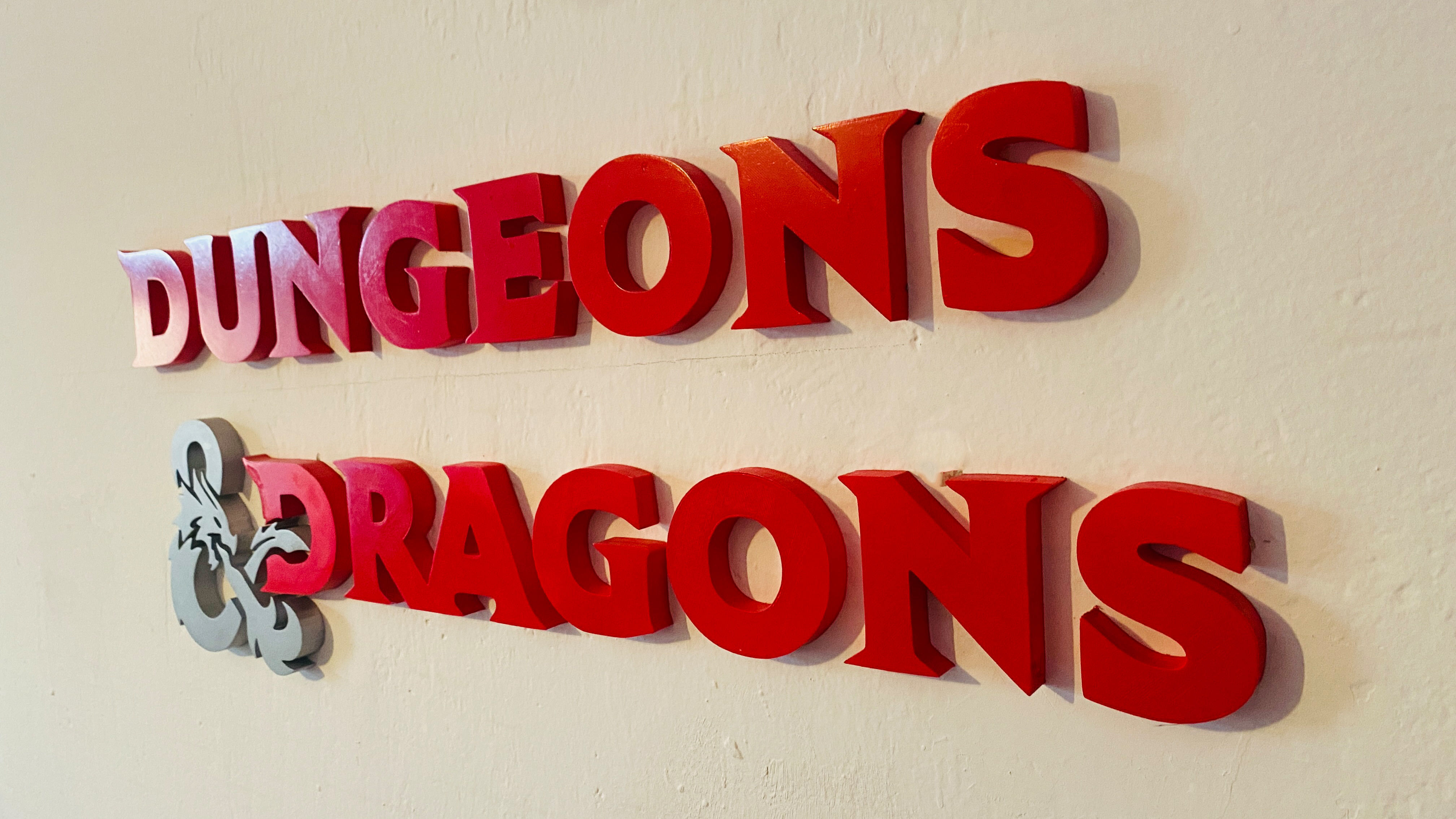 Dungeons and Dragons Wall Decor 3D model_1